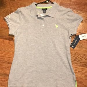 A short sleeve collared shirt